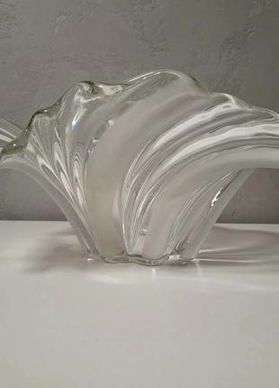 Ваза для фруктов mikasa винтаж хрусталь