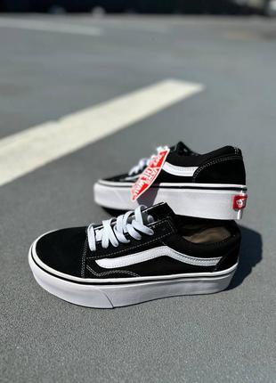 Кроссовки vans old school platform premium10 фото