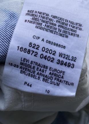 Джинсы levi's 522 02 винтажные10 фото