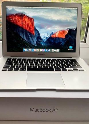 Macbook air 13, early 2015, a1466, intel i5, 8 gb озу, 128 ssd