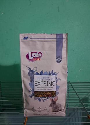 Корм lolo pets extrimo для кроликів1 фото