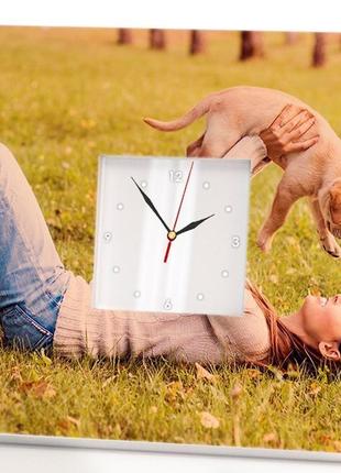 Настінний годинник на замовлення "мій улюбленець" (c03541)1 фото