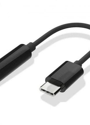 Перехідник адаптер audio usb type-c — 3.5 мм