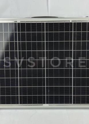 Стеклянная солнечная панель fsp-100w переносная солнечная батарея с контролем зарядки аккумуляторов, телефонов