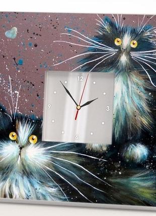 Годинник для дому "забавні коти" (c00028)1 фото