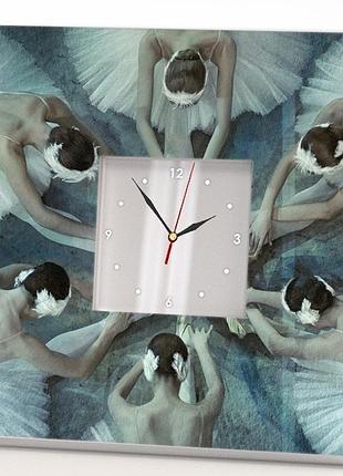 Дизайнерские часы "лебединое озеро" (c00041)