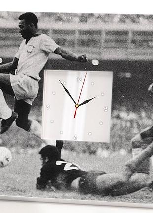 Декоративные часы с футбольной тематикой "пеле" (c03352)