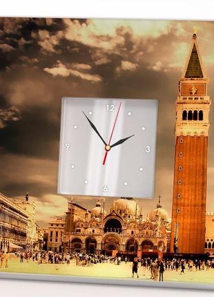 Годинник в подарунок з фото "венеція" (c03703)1 фото