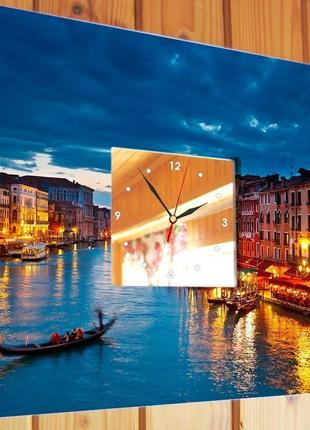 Красивые часы с декором "венеция" (c03704)2 фото