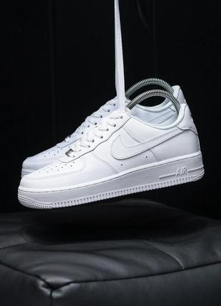 Nike air force 1 білі2 фото