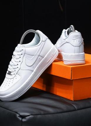 Nike air force 1 белые3 фото