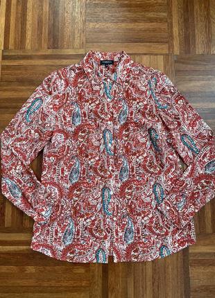 Новая шелковая блуза рубашка caroll paris 38  🇫🇷 шовк 💯1 фото