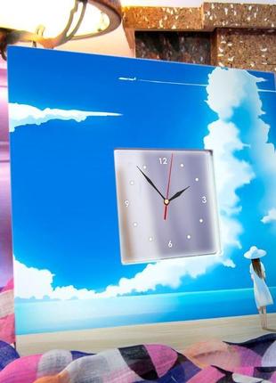 Настенные часы в стиле аниме, манга "ожидание" (c03855)3 фото