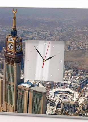 Часы с изображением "мекка – священный мусульман. хадж. кааба" (c04095)