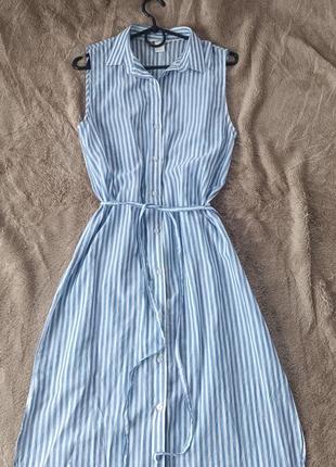 Гарне легке фірмове плаття з бавовни h&m
