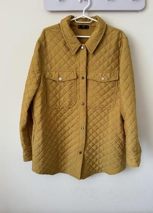 Куртка / рубашка горчичного цвета