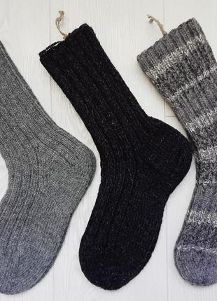В'язані чоловічі шкарпетки в асортименті (розміри 40-45)6 фото