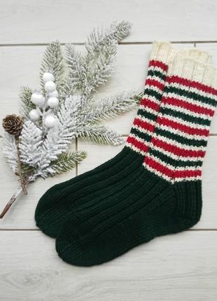 Рождественские/новогодние носки (из наличия и под заказ)1 фото