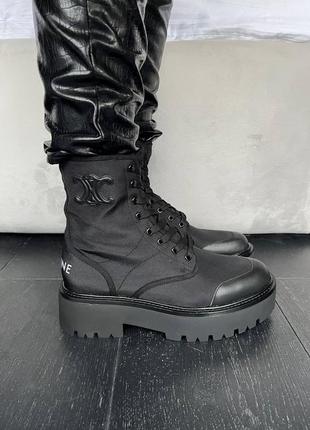 Кроссовки celine boots black10 фото