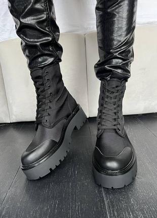 Кроссовки celine boots black5 фото