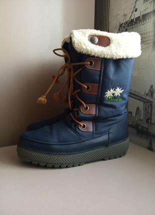 Сапоги дутики diadora (41) зимние waterproof (италия) женские