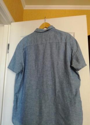 Рубашка мужская льяна от watsons linen life2 фото