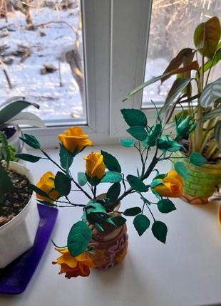 Орхідеї з фоамирана. ручна робота15 фото