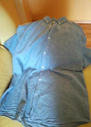 Рубашка мужская льяна от watsons linen life3 фото