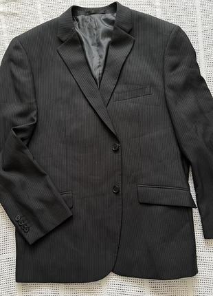 Нереально красивый базовый трендовый оверсайз пиджак из мужского плеча с разрезами4 фото
