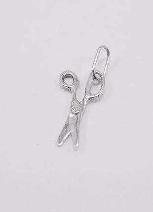 Срібний кулон ножиці