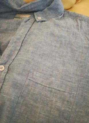 Рубашка мужская льяна от watsons linen life8 фото