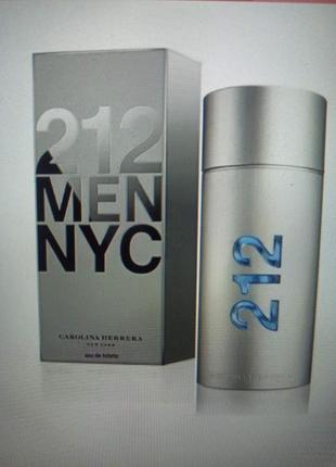 Carolina herrera 212 men nyc туалетная вода мужская, 100 мл4 фото