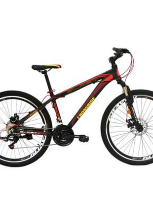 Велосипед crossride blast 26" рама-15" al black/red (0190)