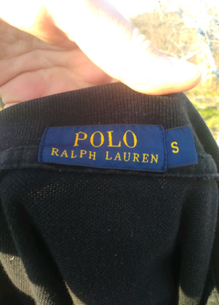 Polo ralph lauren ( рубашка з довгими рукавами чорна ).2 фото