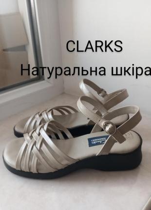 Женские босоножки верх и стелька натуральная кожа бренда clarks u9 5 eur 38