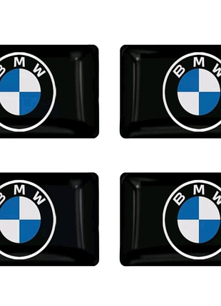 Наклейка bmw 4 штуки 18×11 мм