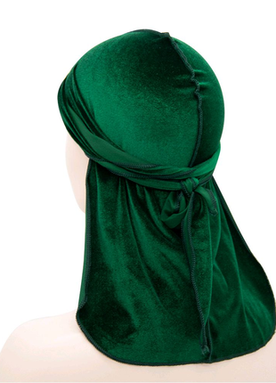 Дюраг durag вельветовый - повязка на голову, платок1 фото