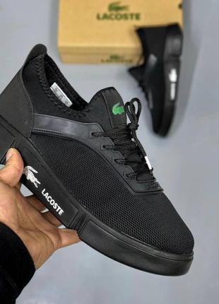 Кроссовки lacoste black2 фото