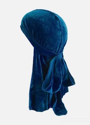Дюраг durag вельветовий - пов'язка на голову хустку