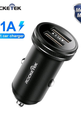 Rocketek зарядний пристрій в машину, авто - usb 3a