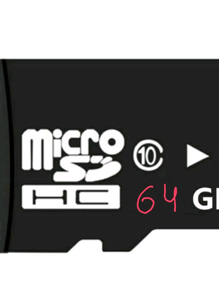 Micro sd hc карта пам'яті - 64 гб. gb