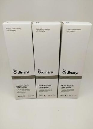 Мультипептидная омолаживающая сыворотка для лица the ordinary - multi-peptide + ha serum1 фото