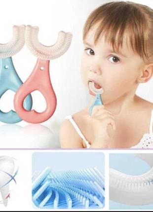 U-подібна зубна щітка для дітей