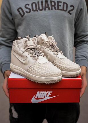 Мужские кроссовки nike lunar force duckboot beige