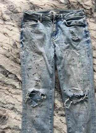 Мужские светлые джинсы zara