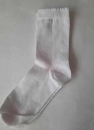 Носки шкарпетки високі білі eur 37-39