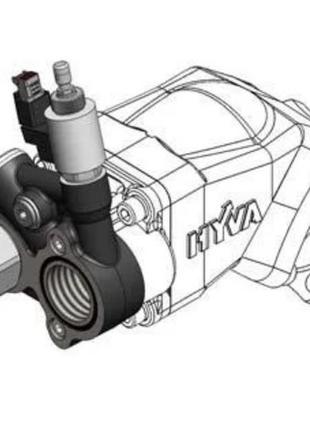Перепускний клапан by-pass hyva для поршневих насосів 14740075