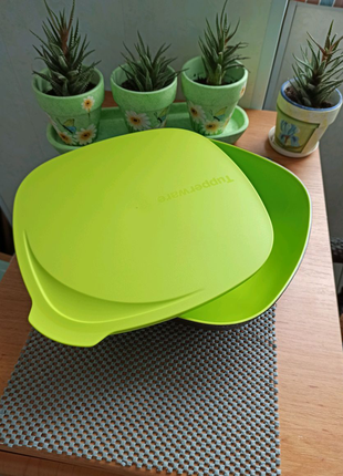 Tupperware чаша аллегро 2,5 л квадратная