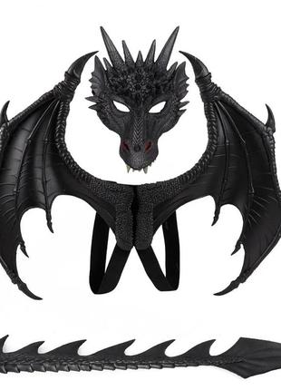Костюм дракона черный