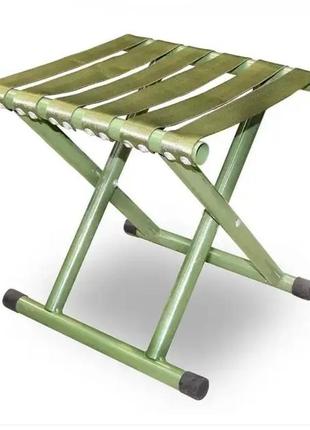 Складаний стілець для пікніка та риболовлі без спинки 40 см c-21 фото